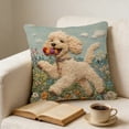 thumbnail image 1 of Tuvgenk Polyester Throw Pillow Covers Embroidered 18x18 In Indoors Pillowcases Soft Dog Multicolor for Couch, 1 of 6