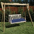 thumbnail image 1 of Tuvgenk Porch Swing Bench Cushions Outdoor Seat Cushion Waterproof Navy Blue Non-Slip Bench Pad Polyester Thickened Durable Rocking Chair Pad for Home, 1 of 6