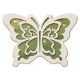 thumbnail image 1 of Tuvgenk Quick Drying Bath Mats Absorbent Non Slip Bathroom Rug Sage Green Small 1x1 Novel Butterfly Shape Plush Area Rugs for Tub, 1 of 6
