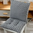 thumbnail image 1 of Tuvgenk Rocking Chair Cushion Tatami Mat Indoor Outdoor Gray Seat Back Cushion Durable Pressure Relief Non-Slip Polyester Rocker Pad, 1 of 6