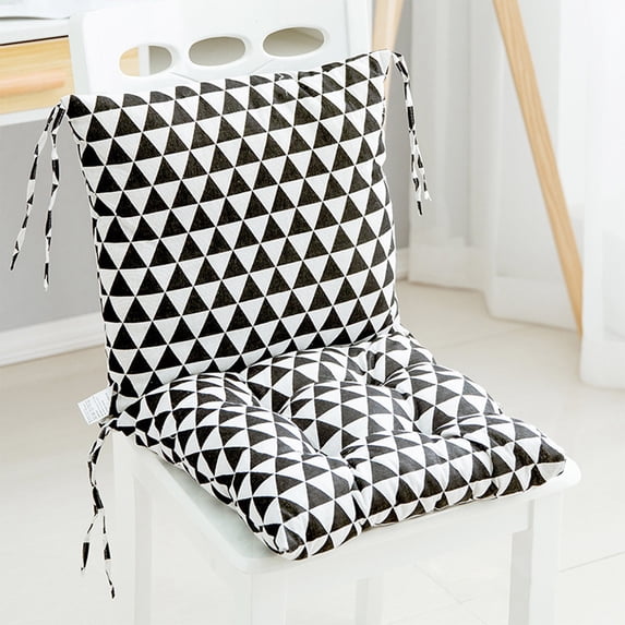 Tuvgenk Rocking Chair Cushion Tatami Mat White Indoor Outdoor Seat Back Cushion Non-Slip Polyester Pressure Relief Durable Rocker Pad