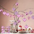 thumbnail image 1 of Tuvgenk Romantic Heart Ornaments for Valentines Day Decor Plastic 36pcs Heart Shaped Baubles Valentine'S Tree Hanging Decorations, 1 of 5