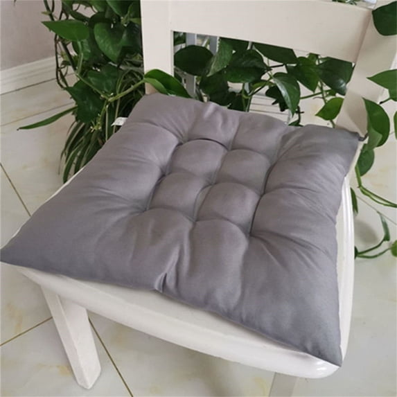 Tuvgenk Seat Cushions Gray Office Pressure Relief Seat Cushion Pillow Soft Comfortable Square Polyester Chair Pad Home Use