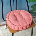 thumbnail image 1 of Tuvgenk Seat Cushions Pink Pressure Relief Office Seat Cushion Pillow Round Cotton Thick Comfortable Chair Pad Home Use, 1 of 6