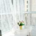 thumbnail image 1 of Tuvgenk Sheer Curtains Machine Washable Pink Curtains Short Curtains Bathroom Closet Patterned, 1 of 6