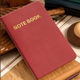 thumbnail image 1 of Tuvgenk Small Notebook Red A7 Subject Notebook Lay-Flat Note Book Travel Diary, 1 of 6