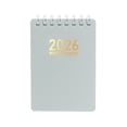 thumbnail image 1 of Tuvgenk Spiral Notebook A7 Gray Small Notebook Durable 2026 Planner Travel Diary, 1 of 4