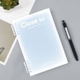 thumbnail image 1 of Tuvgenk Spiral Notebook B5 Blue Subject Notebook Solid Color Thick Travel Diary, 1 of 6