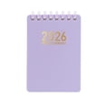 thumbnail image 1 of Tuvgenk Spiral Notebook Purple A7 Small Notebook Lay-Flat 2026 Planner Travel Diary, 1 of 3