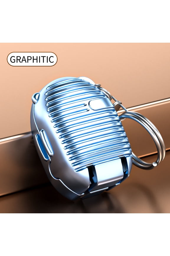 Stainless Steel Portable Folding Keychain Multi-Tool with Nail Clipper, Manicure Set Gift for Adults, Men & Women