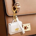 thumbnail image 1 of Tuvgenk Stylish Pu Leather Coin Purse Keychain Pouch, Mini Bag & Backpack Ornament for Women, 1 of 6
