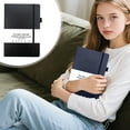 thumbnail image 1 of Tuvgenk Subject Notebook Light Blue A5 Journal Solid Thick Travel Diary, 1 of 6