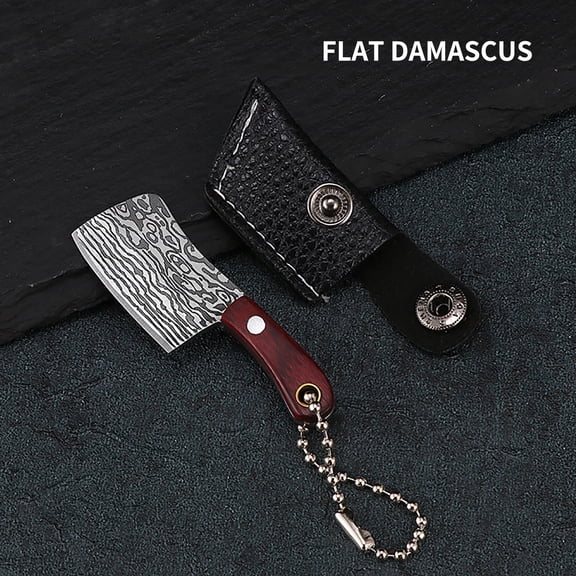 Tuvgenk Stainless Steel Small Blade Keychain Portable Compact Tool for Gifting