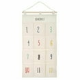 thumbnail image 1 of Tuvgenk Wall Hanging Hanging Storage Pouch Traceless Multi Pocket 28x15 inch Fabric Organizer Bag Space Saving Washable Cloth White for Kitchen, 1 of 6