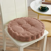 Tuvgenk Welted whoopie cushion support 100%Polyester seat cushion Circle For Interior Use Brown meditation cushion