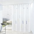 thumbnail image 1 of Tuvgenk Wheat Ear Plastic Shower Curtain 70.9x47.2in White Bathroom Curtain Rings Durable Waterproof Washable Decor, 1 of 6