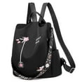 thumbnail image 1 of Tuvgenk Women Backpack Purse Anti Theft Embroidered Oxford Cloth Spacious Multi Pocket Black Casual Satchel for Daily Travel Shopping, 1 of 5