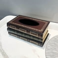 thumbnail image 1 of Tuvgenk Wood Facial Tissue Covers Multicolour Rectangular Tissue Box Stylish Gift Funny Tissue Box for Friends, 1 of 5