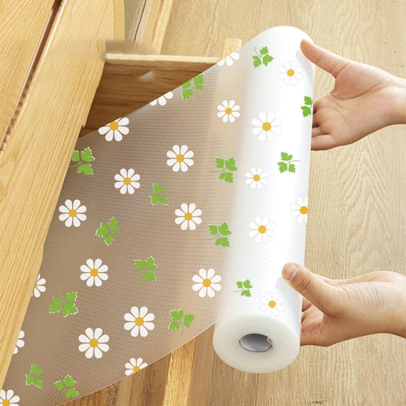 Tuvgenk 16" X 59" Table Placemats Washable Non Slip Coaster Waterproof Stain Resistant Plastic White for Round Table Holiday Party Decor