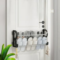 Tuvgenk metal Freestanding hanging shoe rack small shoe rack shoe rack organizer outdoor Black