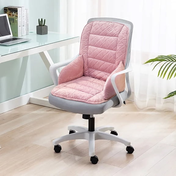 Tuvgenk seat cushion Comfortable Box Edge polyester seat cushion Pink For Interior Use Rectangle Comfortable