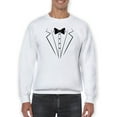 thumbnail image 1 of Tux Drawing Sweatshirt Men -GoatDeals Designs, Male 4X-Large, 1 of 4