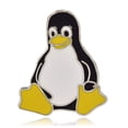 thumbnail image 1 of Tux the Linux Penguin Hard Enamel Lapel Pin | Clayton Jewelry Labs, 1 of 11