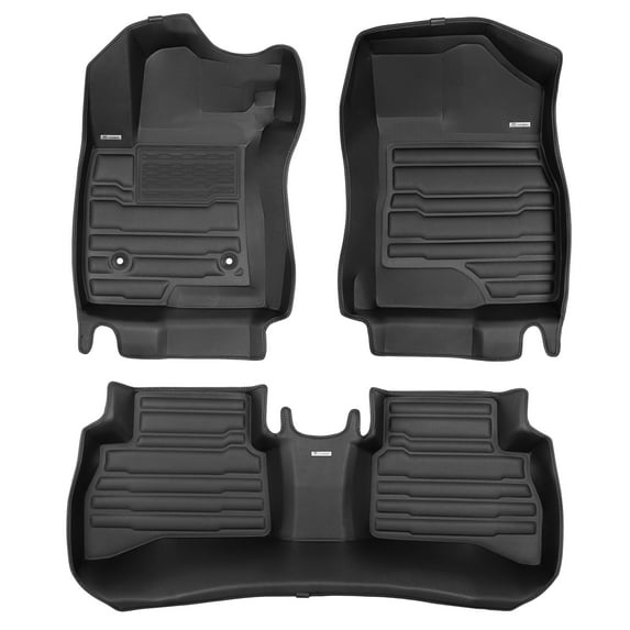TuxMat - For Buick Encore GX AWD 2020-2026 Models - Custom Car Mats - Maximum Coverage, All Weather, Laser Measured - This Full Set Includes 1st and 2nd Rows