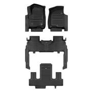 TuxMat - For Chevrolet Suburban 7-Seater 2021-2026 Models - Custom Car Mats - Maximum Coverage, All Weather, Laser Measured - This Full Set Includes 1st, 2nd and 3rd Rows