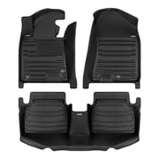 TuxMat - For Kia K5 FWD 2021-2026 Models - Custom Car Mats - Maximum Coverage, All Weather, Laser Measured - This Full Set Includes 1st and 2nd Rows