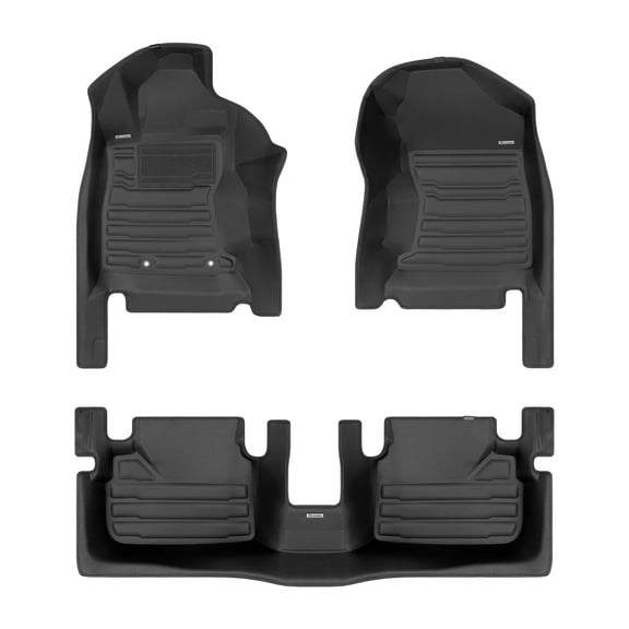 TuxMat - For Subaru WRX 2022-2026 Models - Custom Car Mats - Maximum Coverage, All Weather, Laser Measured - This Full Set Includes 1st and 2nd Rows