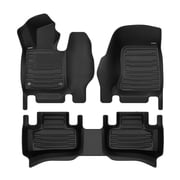 TuxMat - For Mercedes-Benz GLC SUV 2023-2026 Models - Custom Car Mats - Maximum Coverage, All Weather, Laser Measured - This Full Set Includes 1st and 2nd Rows