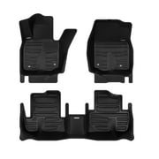 TuxMat - for Mazda MX-30 2022-2024 Models - Custom Car Mats - Maximum Coverage, All Weather, Laser Measured - This Full Set Includes 1st and 2nd Rows