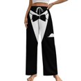 thumbnail image 1 of Tuxedo (2)-1 Pajama Pants Loose Pajamas Female Breathable Home Trousers Leisure Sleeping Pants Large Size, 1 of 6