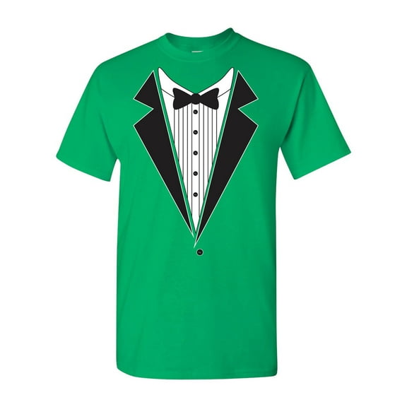 Tuxedo Bow Tie Adult DT T-Shirt Tee