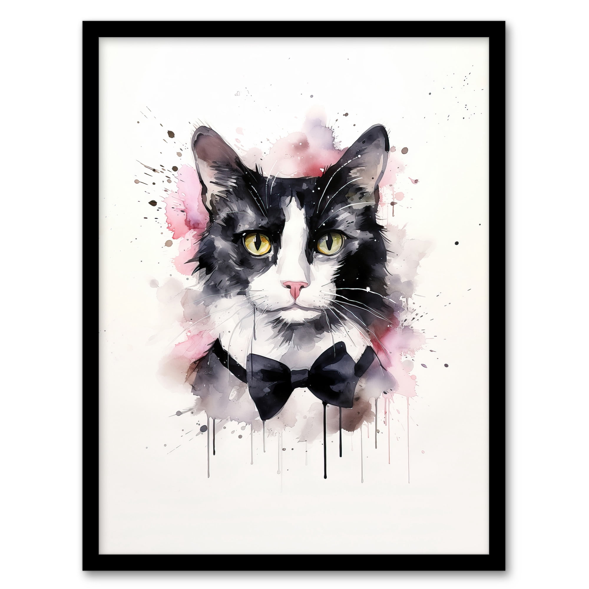 tuxedo-cat-lovers-gift-watercolour-pet-portrait-painting-artwork-art