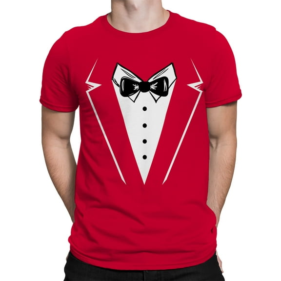 Tuxedo Design Men T-Shirt
