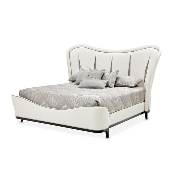 Tuxedo Eastern King Chenille Bed - Piano Keyboard