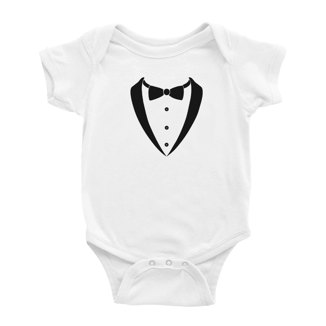 Tuxedo Funny Baby Outfits Boy Girl Unisex