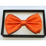 Tuxedo PreTied Neon Orange Bow Tie Satin Adjustable Brand Bowtie New ...