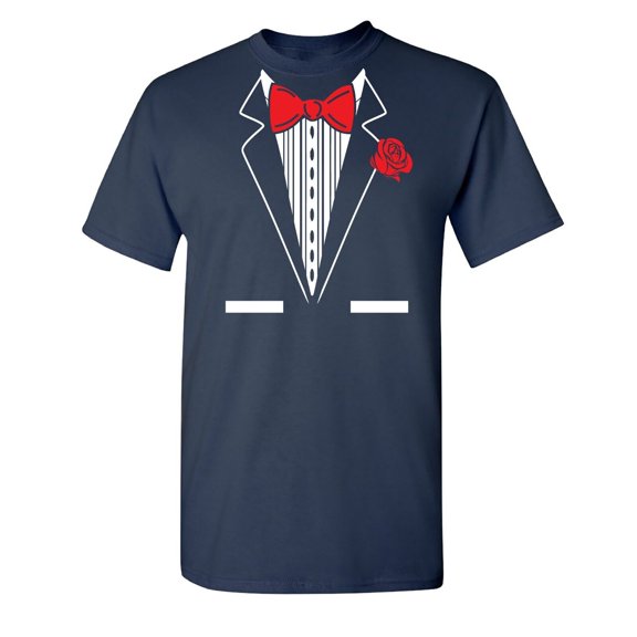 Tuxedo Red Humor Graphic Tees Gift For Mens Sarcastic Novelty Funny T Shirt