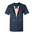 thumbnail image 1 of Tuxedo Rose Adult DT T-Shirt Tee, 1 of 2