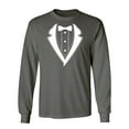 thumbnail image 1 of Tuxedo Sarcastic Novelty Gift Idea Adult Humor Funny Men's Long Sleeve Shirts, 1 of 3