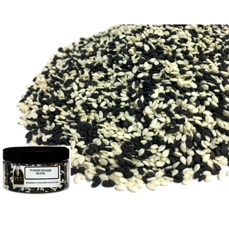 Tuxedo Sesame Blend - Jar holds 2.9 oz. ( 82.2 grams ) - KOSHER