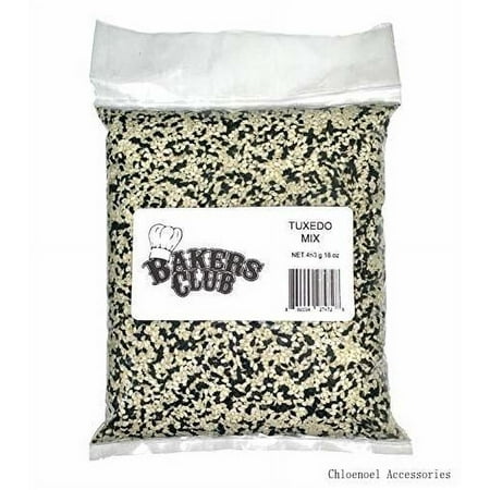 Tuxedo Sesame Seed Mix Black And White 16Oz