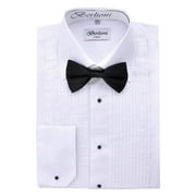 BERLIONI Tuxedo Shirt Bowtie Laydown Style