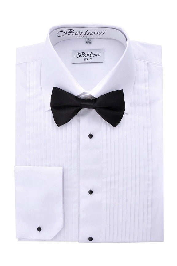 Tuxedo Shirt Bowtie Laydown Style