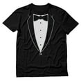 thumbnail image 1 of Tuxedo Shirt for Men – Classic Printed Suit & Bow Tie Tuxedo T-Shirt, Perfect for Halloween, Weddings, Bachelor Parties, and Formal Events, 1 of 6