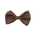thumbnail image 1 of Tuxedo Solid Color Bow Tie, Brown, 1 of 1