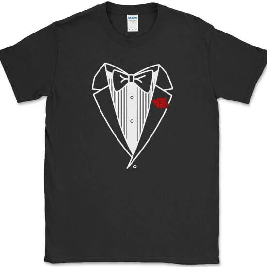 Tuxedo T-Shirt Funny Costume Formal Gift Marriage Novelty Tee Unisex S-5XL Hot Trending Shirt, Vintage Birthday Gift